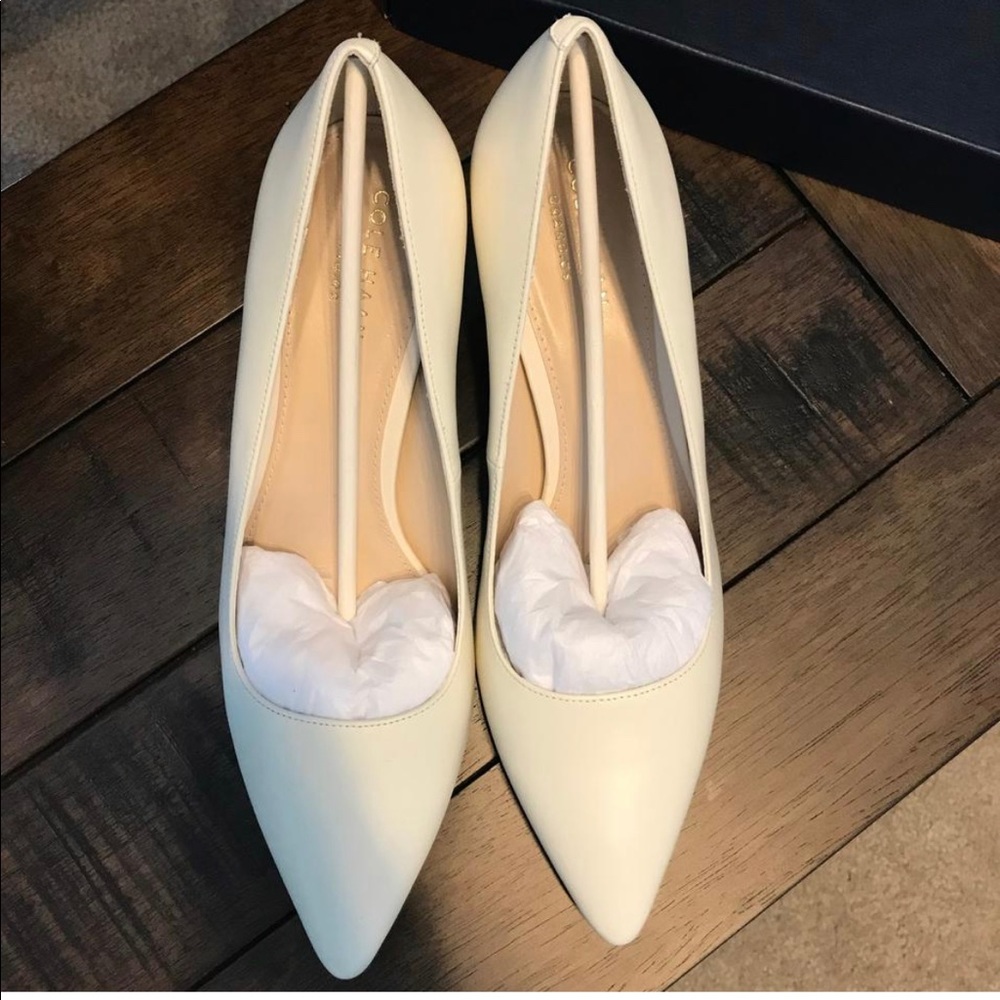Cole Haan Ivory Pumps